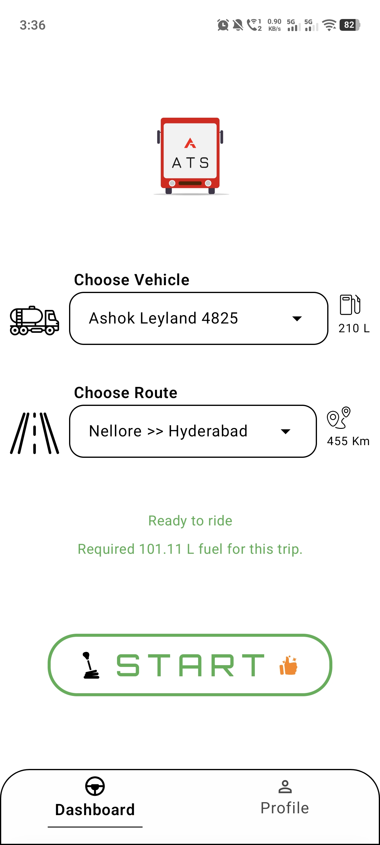 Driver Dashboard